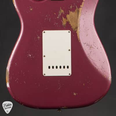 2023 - Fender Custom Shop Eddie's Guitars Exclusive Dealer Select Roasted 1963 Stratocaster Heavy Relic - Dusk Plum image 4