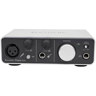 Focusrite iTrack Solo (Lightning) - USB Audio Interface for iPad, Mac, PC image 1