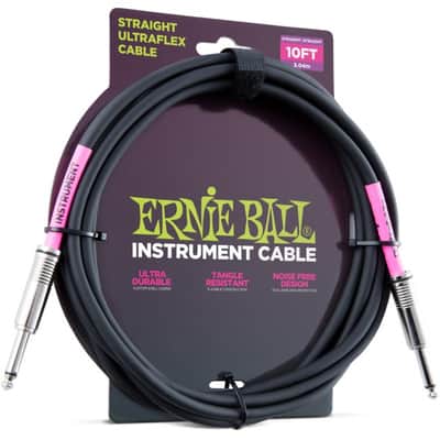 ERNIE BALL 6048 Original Classic Instrumentenkabel Kl-Kl 304m schwarz image 1