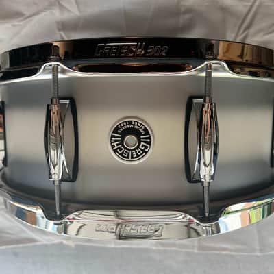 Gretsch 5.5" x 14" Brooklyn Snare Drum - Silver Mist Duco image 1