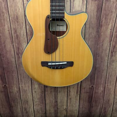Ibanez AEGB30ENTG Acoustic-Electric Bass - Natural High Gloss image 2