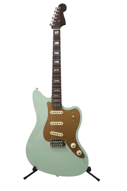 Fender Parallel Universe Volume II Stratocaster Jazzmaster Deluxe 2020 - 2021 - Transparent Faded Seafoam Green image 1