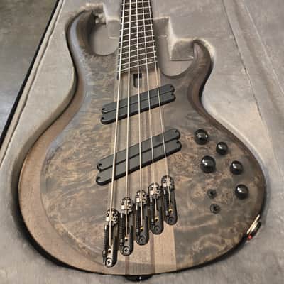 Ibanez BTB805MS-TGF Bass Workshop 2022 - Present - Transparent Gray Flat image 1