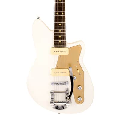 Reverend Jetstream 290 w/ Bigsby, Transparent White image 1