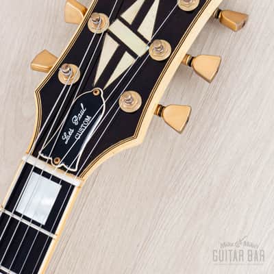 1988 Gibson Les Paul Custom Vintage Guitar Alpine White w/ Bigsby B7, Tim Shaw PAFs & Case image 4