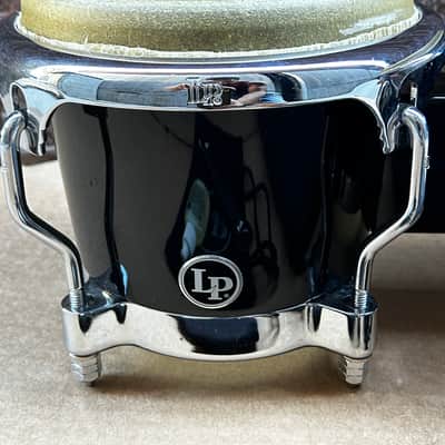 Latin Percussion LP200XF-BK Fiberglass Bongos with Comfort Curve II Rims 2010s - Black image 7