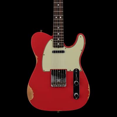 Fender Custom Shop 1964 Telecaster Relic (2024) - Aged Fiesta Red #78621 with Original Hard Case image 3
