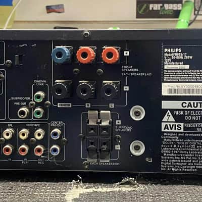 Phillips FR 975 Digital Audio/Video Surround Receiver image 2