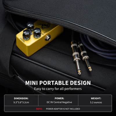 MOSKY Golden Horse Overdrive Effect Pedal Boost Guitar Effect Pedal with True Bypass for Electric Guitar image 5