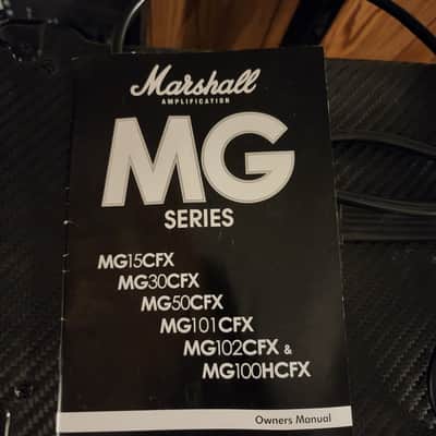 Marshall MG Carbon Fiber MG101CFX 2-Channel 100-Watt 1x12" Solid State Guitar Combo 2011 - 2018 image 4