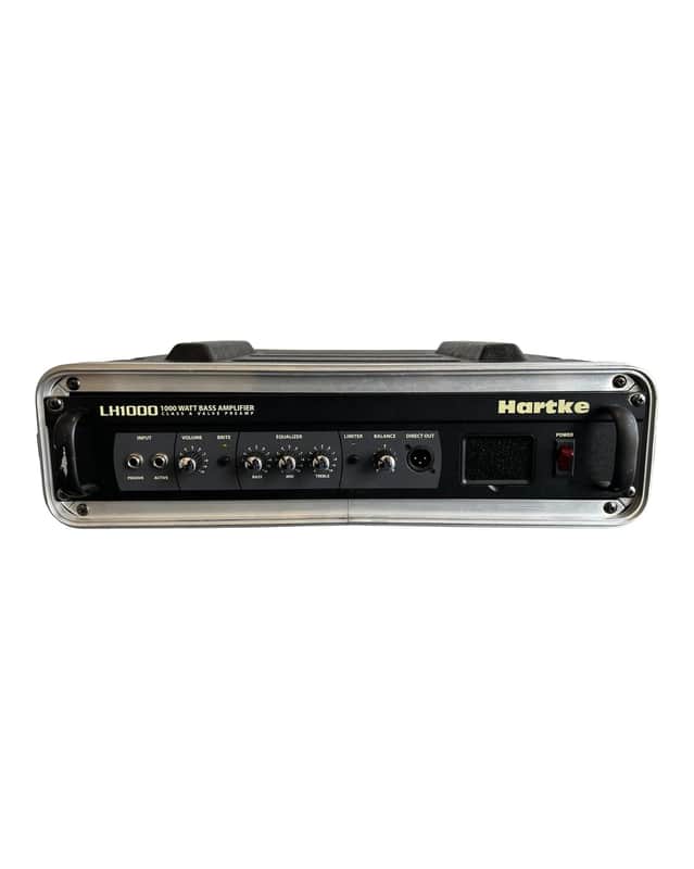 Hartke LH1000 - Bass Amplifier - Black - Good w/ rack-mounted in flight case image 1