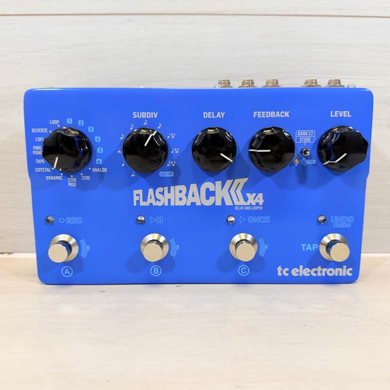 TC Electronic Flashback X4 Delay & Looper Pedal with MIDI, TonePrint & Tap Tempo image 1