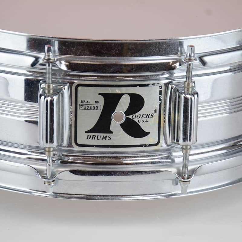 Used 80's Rogers Big R Dynasonic Snare Drum - 5x14" COB image 1