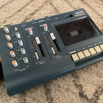 TASCAM Porta 02 mkII Ministudio 4-Track Cassette Recorder 2000s - Blue image 2