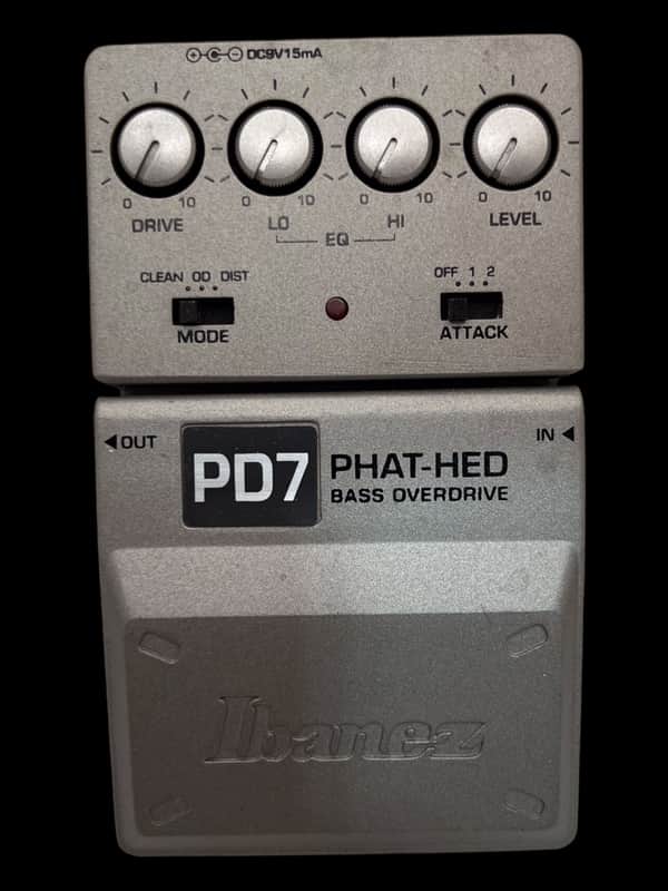 【美品】Ibanez PD7 PHAT-HED ベースオーバドライブ Ibanez PD7 Phat-Hed Bass Overdrive | Reverb