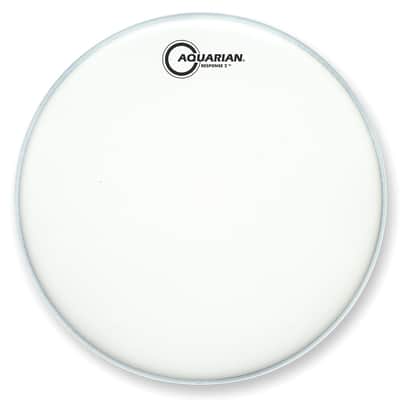 Aquarian TCRSP2-12-U 12" Texture Coated White Response 2 Drum Head