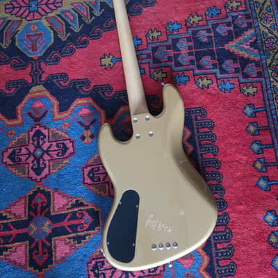 Lakland Joe Osborn # 01 Signature Bass Shoreline Gold w/ OHSC & Frank Hammond Pickups - Jeff Beck Carved His Name On Back!!! image 9