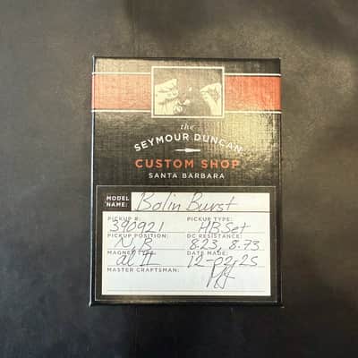 Seymour Duncan Joe Bonamassa Signature "Bolin Burst" Humbucker Pickup Set - Aged Nickel - New! image 2