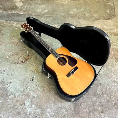 1970s Yamaha FG-401 Acoustic Dreadnought Guitar MIJ Orange Label