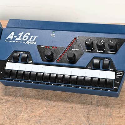 Aviom A-16II Personal Mixer 2010s - Blue image 2