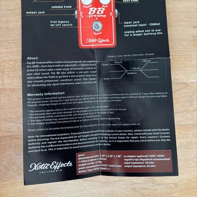 Xotic BB Preamp v1.5 2020’s - Orange image 6