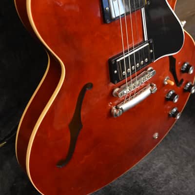 Gibson ES-335 60’s Reissue with Block Inlays 2012 Antique Cherry 1960 RI ES 335 image 10
