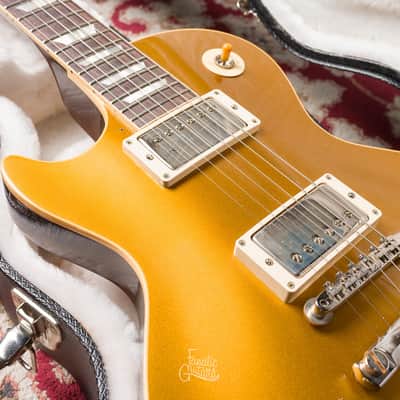 Gibson Les Paul Standard '57 Reissue Left-Handed - Goldtop Darkback VOS #742109 Second Hand image 7