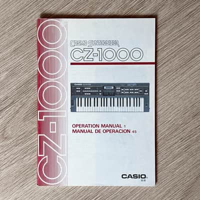 Casio CZ-1000 // Original Manual // ENGLISH & ITALIAN