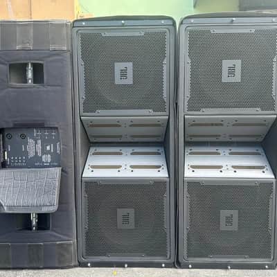 JBL VERTEC VT4889  3 WAY LINE ARRAY SPEAKERS W/ DOLLY & COVERS #343 (LOT OF 4) image 7