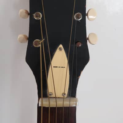 Vintage 1960s Harmony H162 Concert 5105 H165 All Mahogany Guitar Low Action Playable Beautiful Binding Nice Patina Very Clean image 9
