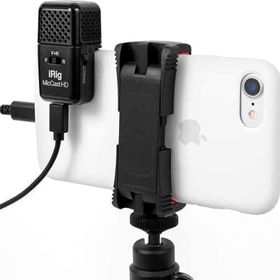 IK Multimedia iRig Mic Cast HD Pocket-Sized Microphone for iPhone, iPad, Android Devices-AUTHORIZED image 2
