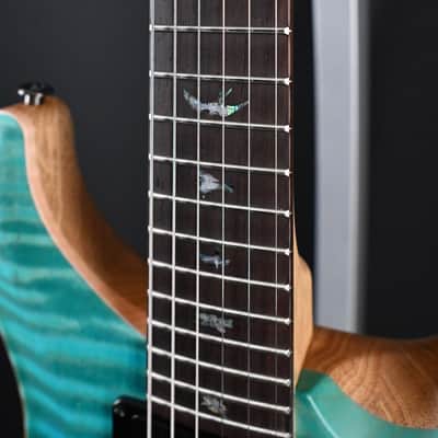 PRS Wood Library Custom 24 Piezo 10-Top Blue Fade #067 image 8