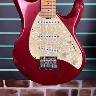 Music Man Silhouette Special Candy Apple Red 1996 Refinished | Reverb