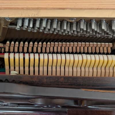 Charles R. Walter Traditional 1989 - High Sheen Mahogany - Upright Piano image 8