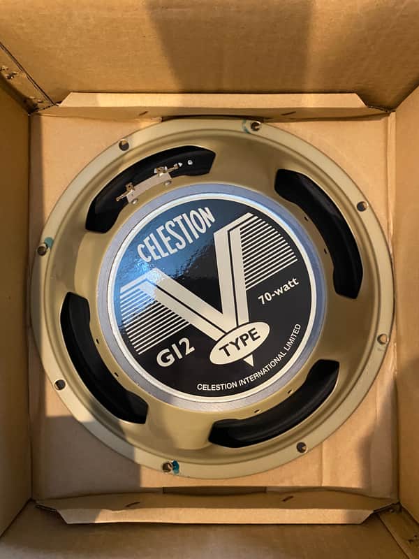 Celestion T5906A V-Type G12 12" 70-Watt 16 Ohm Replacement Speaker 2010s Gold image 1
