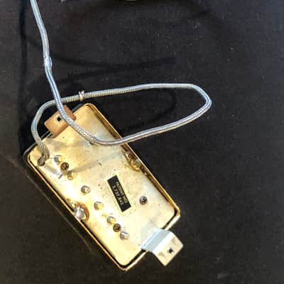 Gibson Patent # Sticker T-top Humbucker pickups 1968 - T-Tops w Gold Covers Narrow spacing PAFs Byrdland image 15