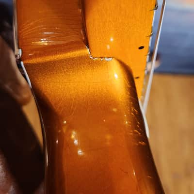 Stratocaster Fender Deluxe Neck, Fender Locking Tuners, Custom Shop ‘63 Pick Ups, MJT Candy Tangerine Body-Hard Case! image 11