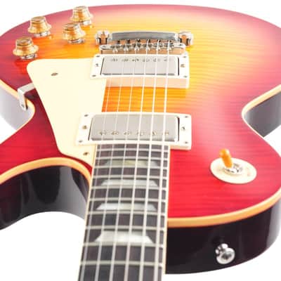 Gibson 1959 Les Paul Standard Reissue VOS Washed Cherry Sunburst image 12