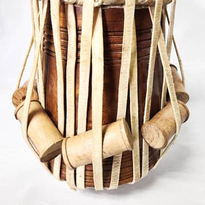 Unknown Steel and Wood Handmade Tabla Set Unknown - Wood and Steel image 5