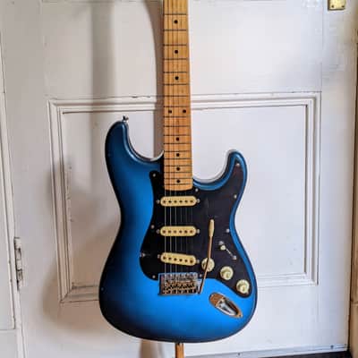 Squier Stratocaster Made in Japan FugiGen 1993 - Blue Burst Finish image 1