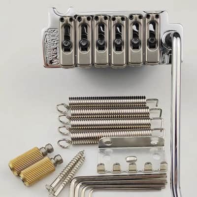 Wilkinson WVS50IIK 2-Point Tremolo for Stratocasters - Stainless Steel - Chrome (Fast Free US Shipping!) image 6