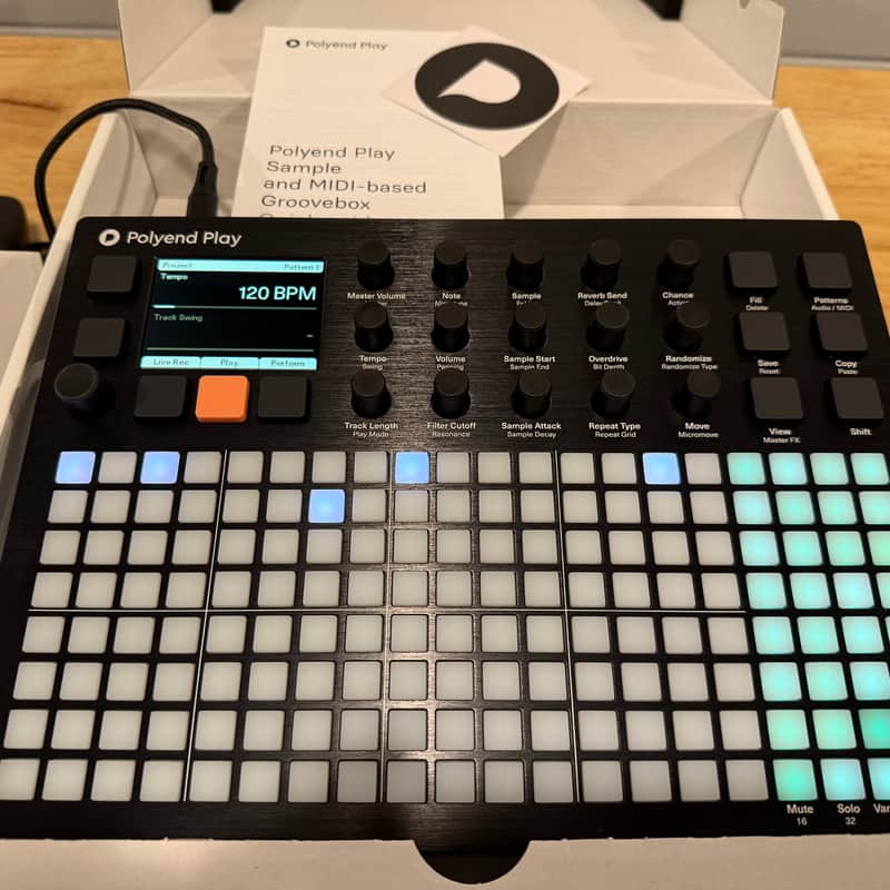 2022 – Present Polyend Play Sample-Based MIDI Groovebox Black