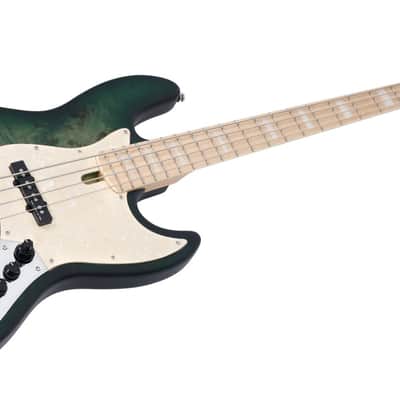 MARCUS MILLER V7 SWAMP ASH-4 REISSUE TRANS GREEN SATIN image 6