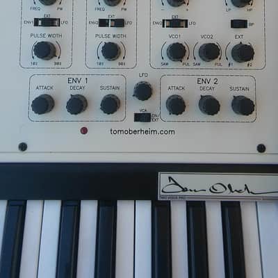 Tom Oberheim Two Voice Pro Dual Analog Synthesizer with Sequencer 2016 white image 5