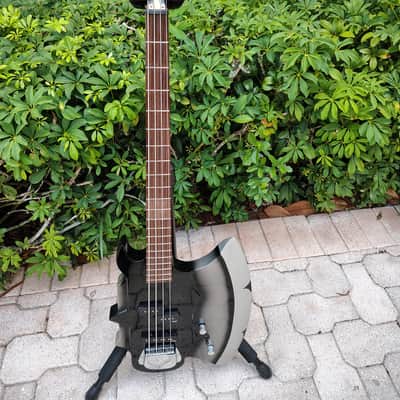Cort KISS GENE SIMMONS Axe Bass *UNPLAYED* circa 2010 - Black and Silver image 1