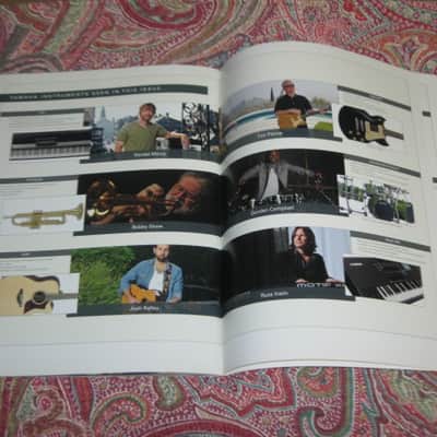 rarely handled, near A+ Yamaha All Acess Magazine (The Backstage Guide to the World of Yamaha), Winter 2013, Number 24 - Luke Bryan on cover, [52 total pages - front outer cover - back outer cover] quality paper, mostly color pages, some B&W, L 12" x W 9" image 23
