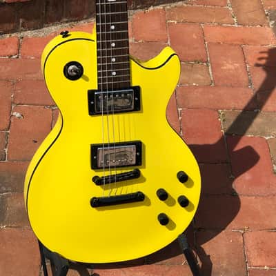 Hard Luck Kings Bossman HLK Kustom Series Yellow Les Paul STYLE USA Single Cut Elec Guitar image 9