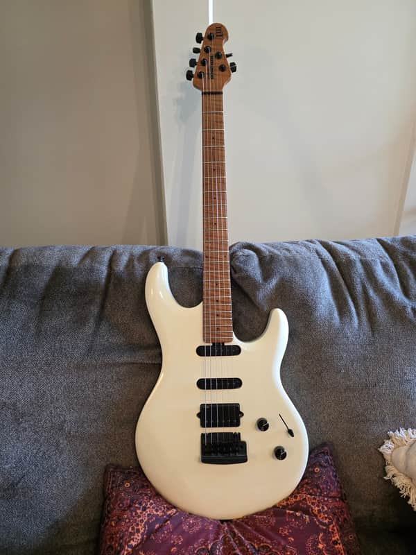 Ernie Ball Music Man Luke III Roasted Maple Fretboard ~2020 - Butter Cream image 1