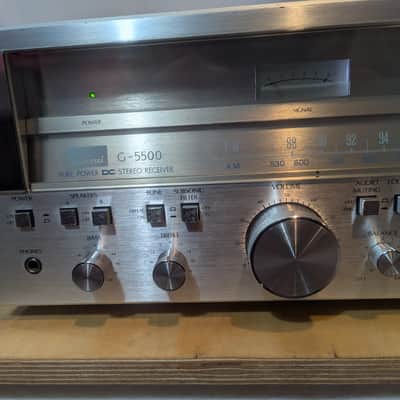 💥💥💥 Vintage Sansui G-5500 Pure Power DC Stereo Receiver - Serviced + Cleaned + LED image 2