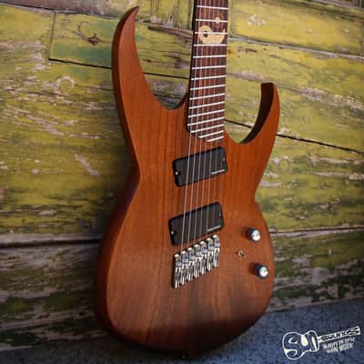 MC Guitars MC-72 | Multiscale | 7 stringer 2016 Natural Walnut image 11